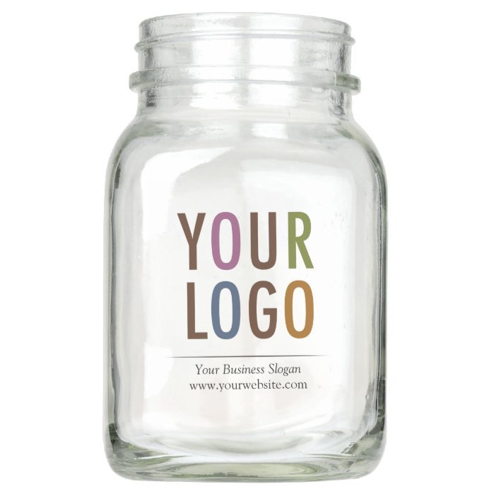 20 oz Promotional Mason Jar Drink Glass No Handle