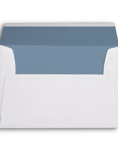 A7 Wedding Envelopes (Dusty Blue) Return Address