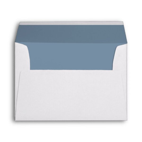 A7 Wedding Envelopes (Dusty Blue) Return Address