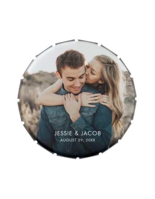 Add Your Own Photo Custom Wedding Candy Tin