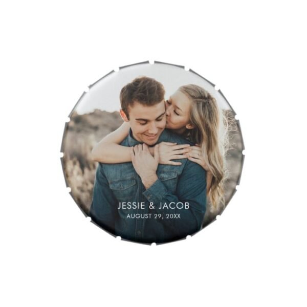 Add Your Own Photo Custom Wedding Candy Tin