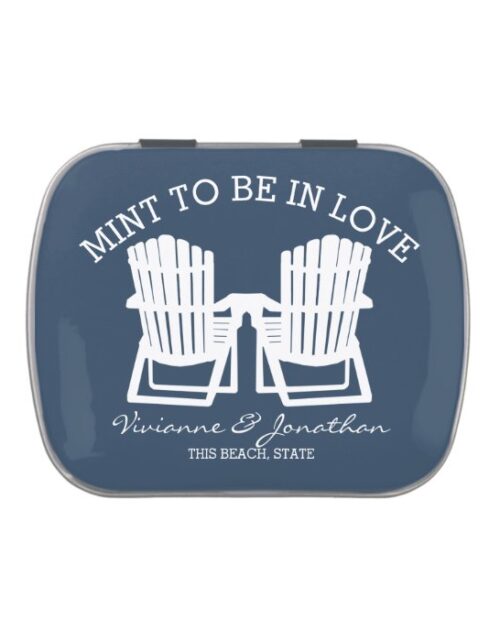 Adirondack Chairs Navy Blue Mint To Be Candy Tin