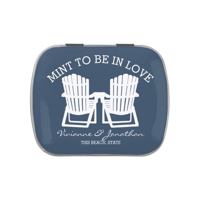 Adirondack Chairs Navy Blue Mint To Be Candy Tin