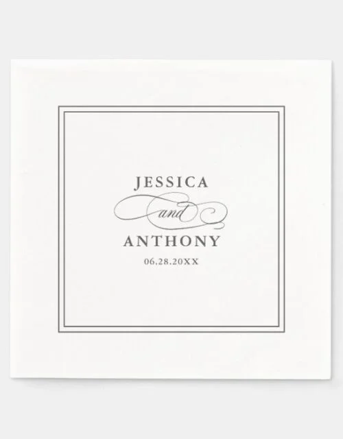 An Elegant Affair Wedding Flourishes Napkins