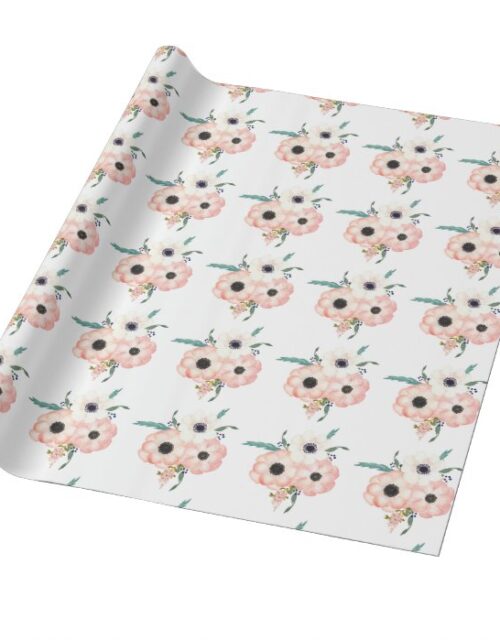 Anemone Bridal Shower Giftwrap Wrapping Paper