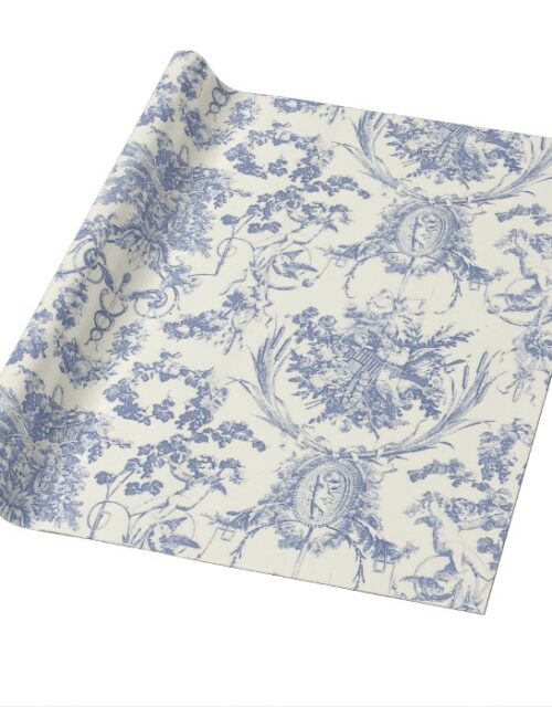 Angel Damask_Vintage Art Wrapping Paper