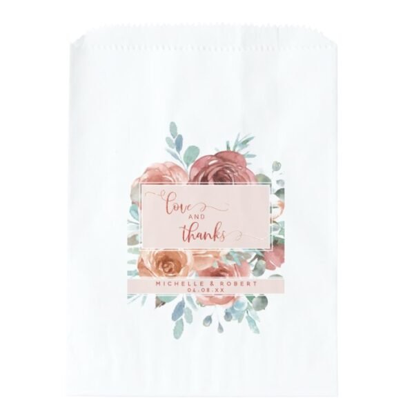 Any Event, Ethereal Floral, Rose Gold Favor Bag