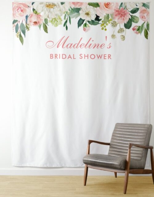 Bridal Shower Backdrop Pink | Photo Booth Prop