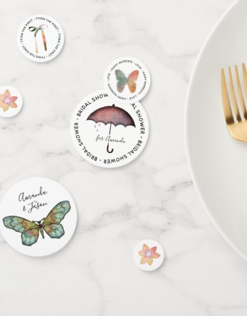 Butterfly Theme Bridal Shower Confetti