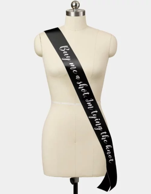 Buy me a Shot Personalized Bachelorette Sash