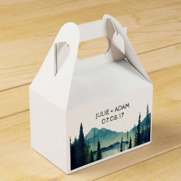 Camping Wedding Wedding Favor Boxes