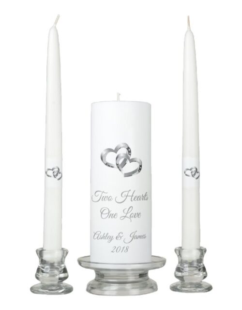 Candle Unity Set-Two Hearts
