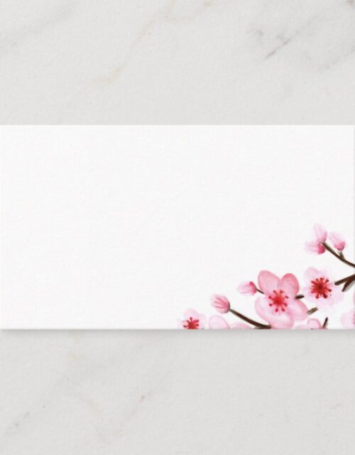 Cherry Blossoms Wedding Place Cards 100 pk