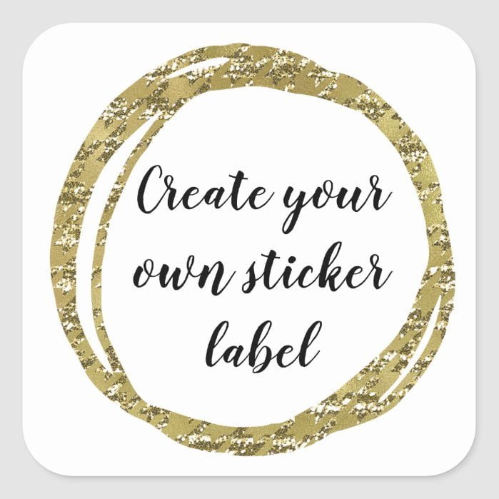 Create Your Own Sticker Label - BrideKraft Custom Wedding Decoration