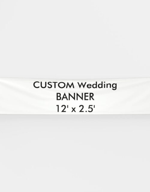 Custom Banner 12' x 2.5'