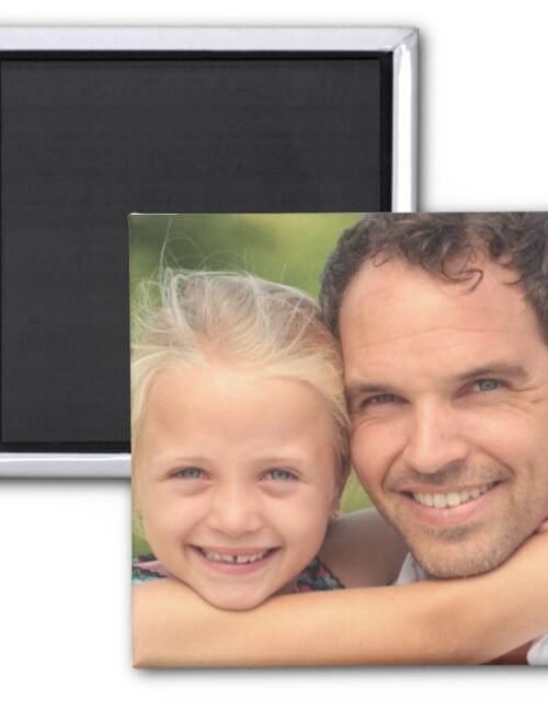 Custom photo magnet