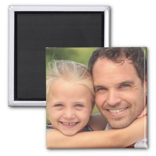 Custom photo magnet