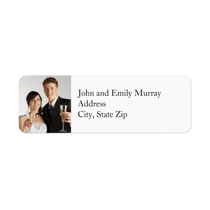 Custom Photo Return Address Labels