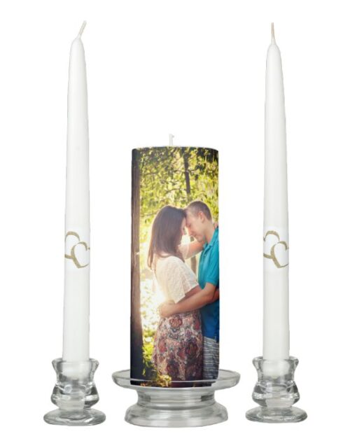 Custom Photo Unity Candle Set