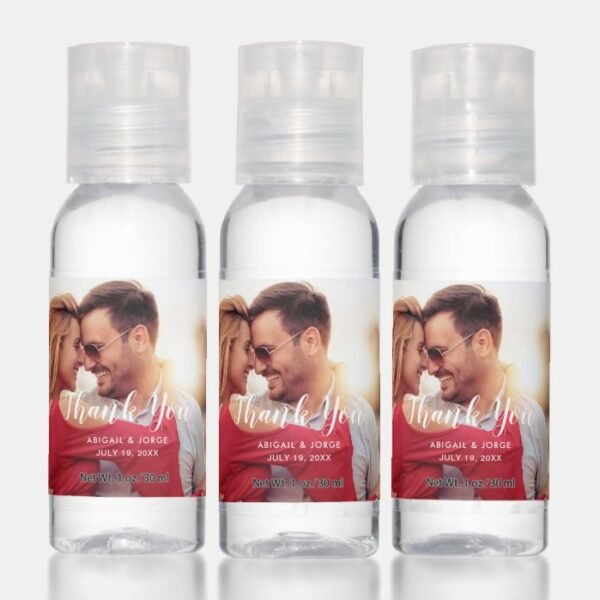 Custom Wedding Favor Photo Personalized Hand Sanit Hand Sanitizer