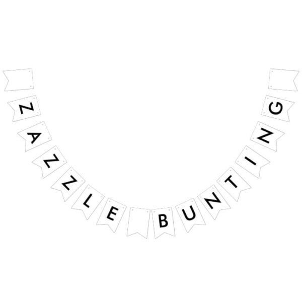 Custom Zazzle Bunting Banner - Swallowtail