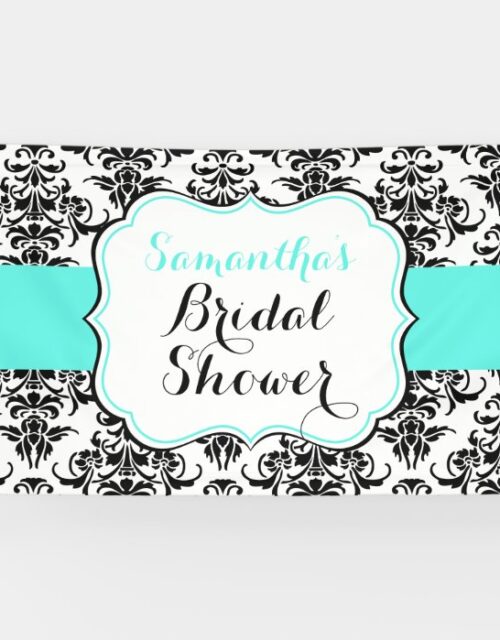 Damask Bridal/Bachelorette Party Banner