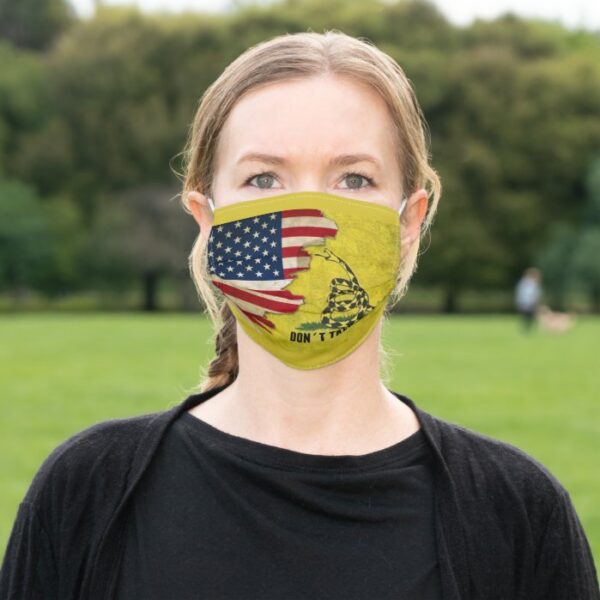 Don't Tread On Me American Flag Face Mask
