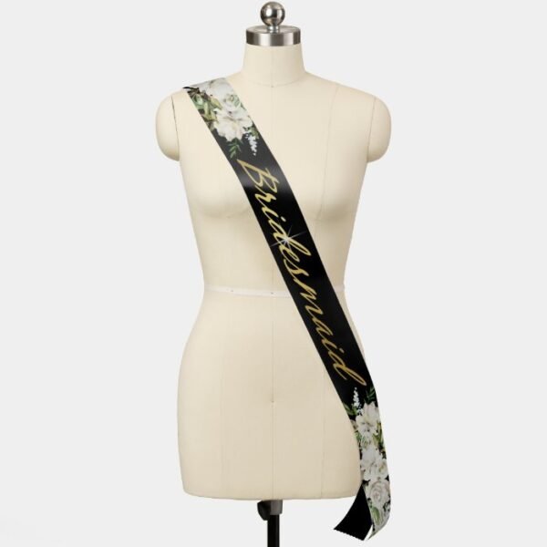 Elegant Floral Bridesmaid | Bridal Party Sash