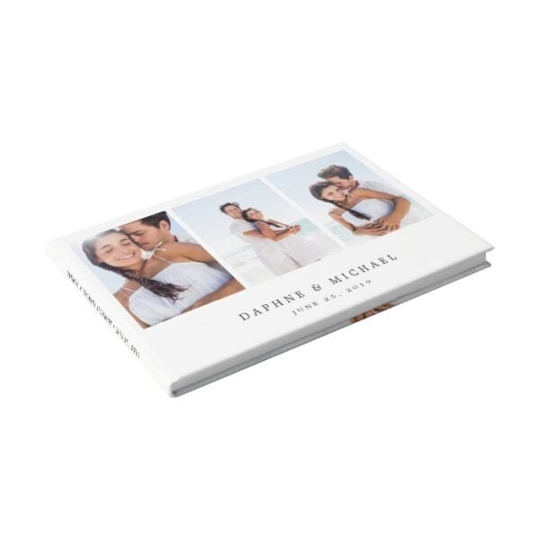 Elegant Multi Photo Wedding Guest Book