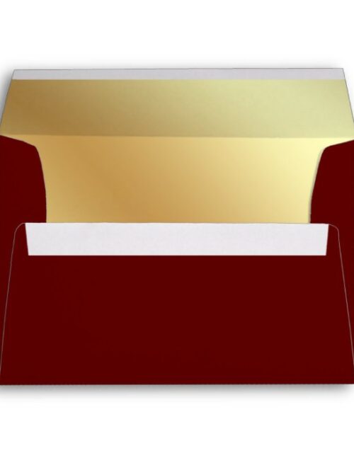 Faux Gold Foil Red Envelope