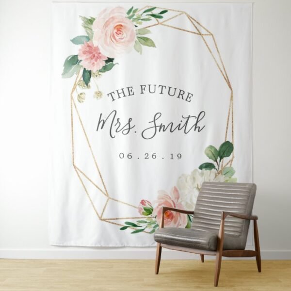 Future Mrs Bridal Shower Backdrop Photo Booth