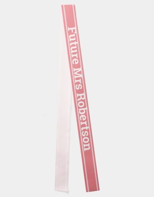 Future Mrs | wedding bridal shower rose pink Sash