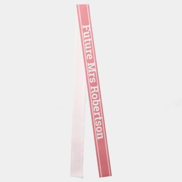 Future Mrs | wedding bridal shower rose pink Sash