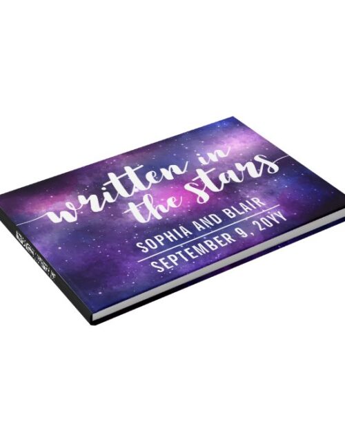 Galaxy Wedding | Written In The Stars Personalized Guest Book