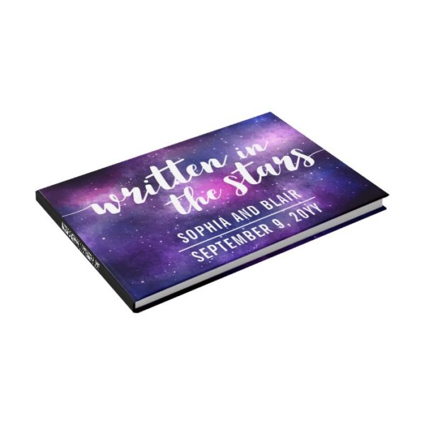 Galaxy Wedding | Written In The Stars Personalized Guest Book