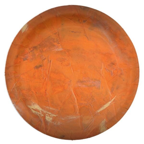 Glazed Terracotta Faux Finish Paper Plate