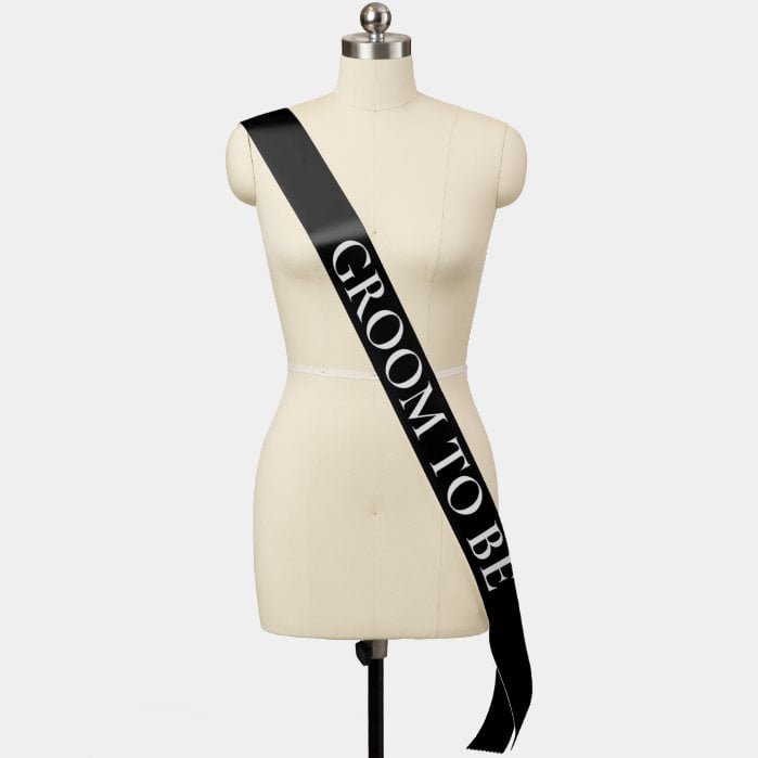 Groom to Be wedding Celebration Bachelor Party Sash