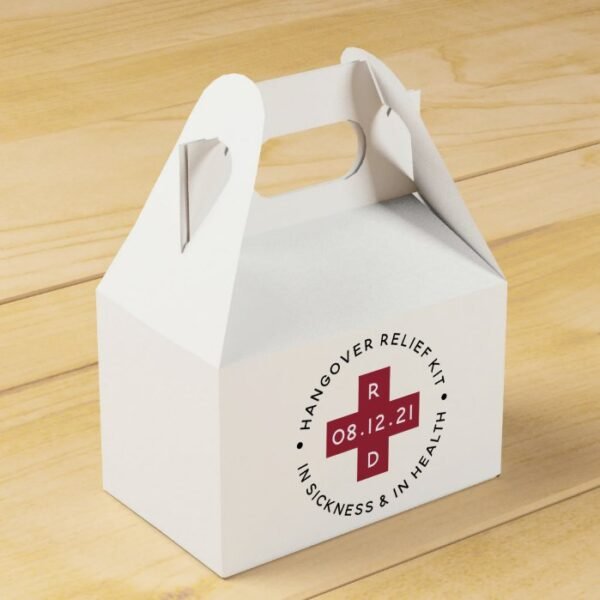 Hangover Relief Kit | Wedding Favor Box