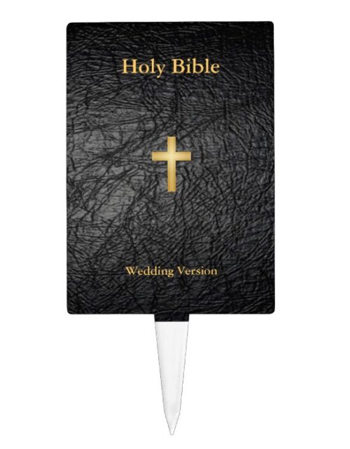 Holy Bible Cake+Topper Cake Topper