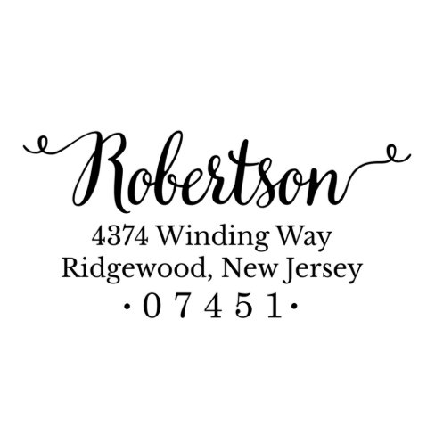 Robertson Return Address Stamp
