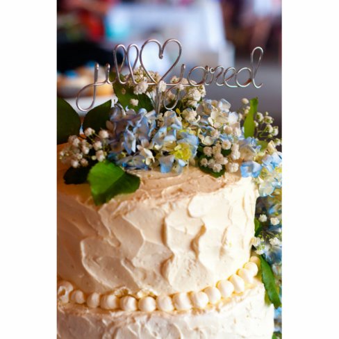 Exquisite Elegant Wire Wedding Cake Topper