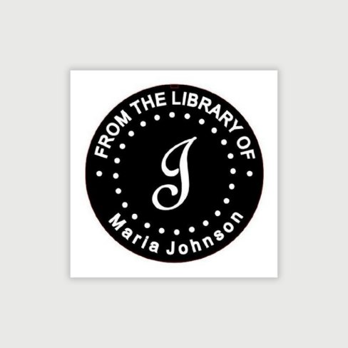 Custom Embosser for Library with Initial and Name