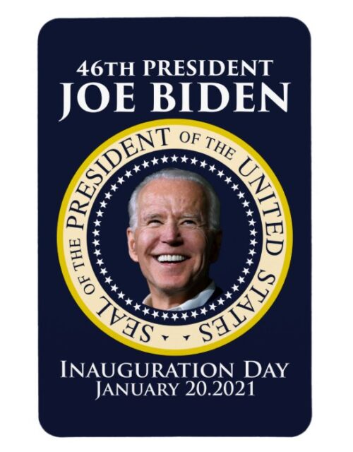 Inauguration day 2021 president Biden Magnet
