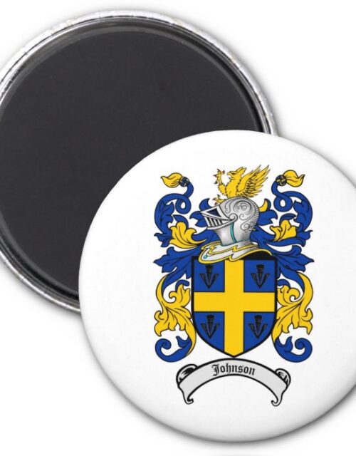 Johnson Family Crest - Coat of Arms Magnet