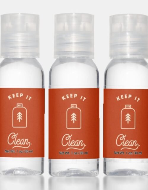 Keep It Clean Camping Outdoor Backyard Wedding Hand Sanitizer