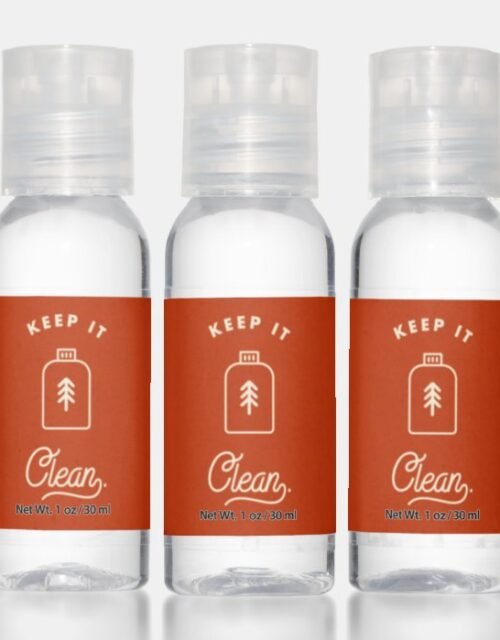 Keep It Clean Camping Outdoor Backyard Wedding Hand Sanitizer