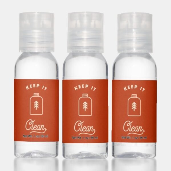 Keep It Clean Camping Outdoor Backyard Wedding Hand Sanitizer