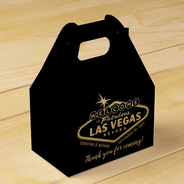 Las Vegas Hangover Recovery Kit Guest Favor Favor Box