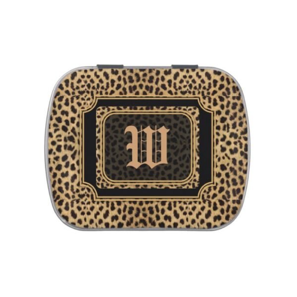 Leopard Print Candy Tin