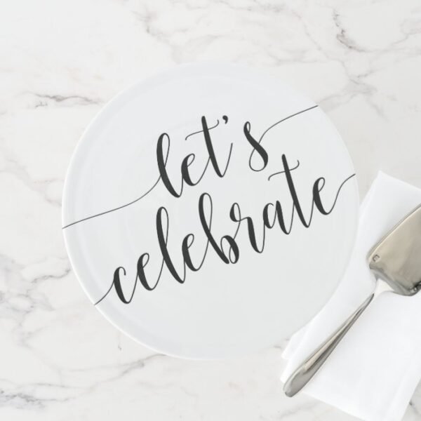 Let's Celebrate Cake Stand